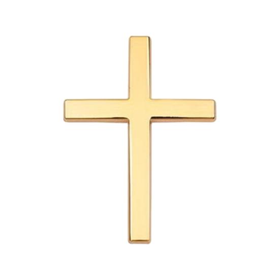 Christian Car Sticker 3D Badge Self-Adhesive Alloy Emblem Decal for Body Fender Tail Scratch Covering Metal Auto Accessory