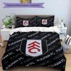 Fulham F.C Printed Pattern Duvet Cover Set – Includes 1 Duvet Cover and 2 Matching Pillowcases Bedroom Decor Christmas Gifts