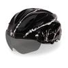 Cycling bicycle helmet with goggles, stylish and simple integrated forming bicycle cycling helmet