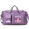 KPop Dämonenjäger Mädchen und Junge Großes Handgepäck Trocken-Nass-Trennung Sport Fitness Tasche Kurzstreckenreise Paket