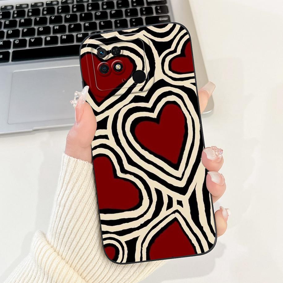For Xiaomi Redmi 10C Case Popular Flower Camera Protection Funda Soft Silicone Phone Case For Redmi 10 Power Cover Redmi10C Capa