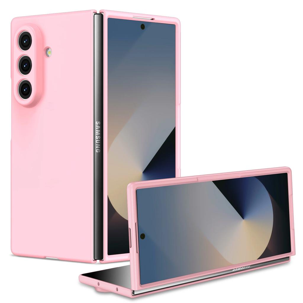 Capa de Celular Rígida Simples Fosca para Samsung Galaxy Z Fold 7 Fold6 Fold5 Fold4 Fold3 Proteção Cor Sólida Capa Traseira
