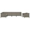 Vidaxl 7-Cz. Set da Giardino, Cuscini, Grigio, Rattan PE