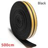 9*6mm Window Cabinet Door Sound Weather Proof Sealing Strip D Type 5 Meter