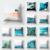 Wave Beach Sea View Pattern Cushion Cover for Home Living Room Sofa Car Decoration Waist Cushion Pillow Cover 45x45cm