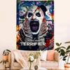 TTerrifierFilm Funny TTerrifier Horror 2 3 3 Horror Clown Movie Printed Wall Hanging Decoration Household Decor Blanket