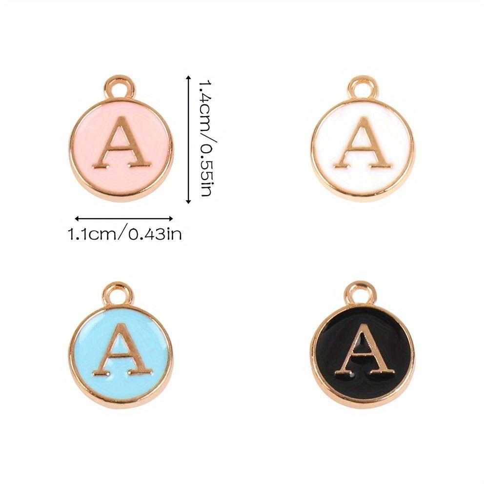 6/12/24PCS Alloy Material Jewelry Making Letter Pendant DIY Summer Beach Foot Chain Bracelet Earrings Wedding Party Gift Accessories