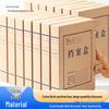 50-Pack A4 Kraft Paper Archive Boxes - Thick, Acid-Free, Large Capacity