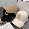 Version Coréenne Casquette de Baseball à Visière Rigide pour Homme Printemps Été Nouvelle Marque Tendance Lettre C Casquette Couple Protection Solaire Femme Casquette de Baseball Jeune
