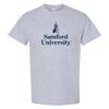 Samford University Bulldogs Institutional Logo T-Shirt - Sport Grey