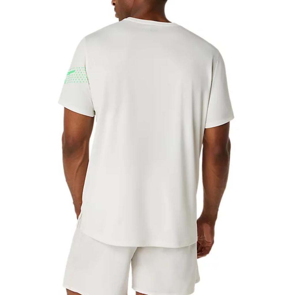 Asics Icon Solid Short Sleeve Crew Neck Running T-Shirt Men Tops 2011D458-100