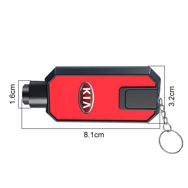 3in1 Car Safety Car Multi-function Window Breaking Tool Escape Broken For Kia Sauer CUB CEED Cerato Forte K8 K900 Optima Picanto RIO