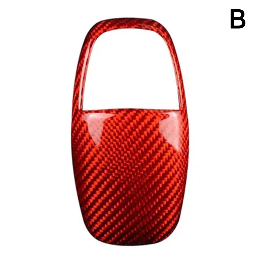 Copertura Decorativa per Pomello Cambio Auto in Fibra di Carbonio Per 2015-2018 2019 2020 2024 Challenger Charger SRT Accessori