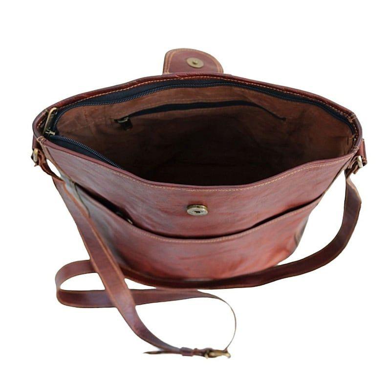 PHOEBE LEATHER SHOULDER Bag, Large Size