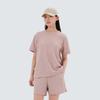 Waffle Women's Short Sleeve T-shirt Deep Pink (S25MWFTS37)