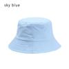 Unisex Girls Basin Chapeau Sun Prevent Hats Summer Foldable Bucket Hat Children Outdoor Sunscreen Cotton Fishing Hunting Cap