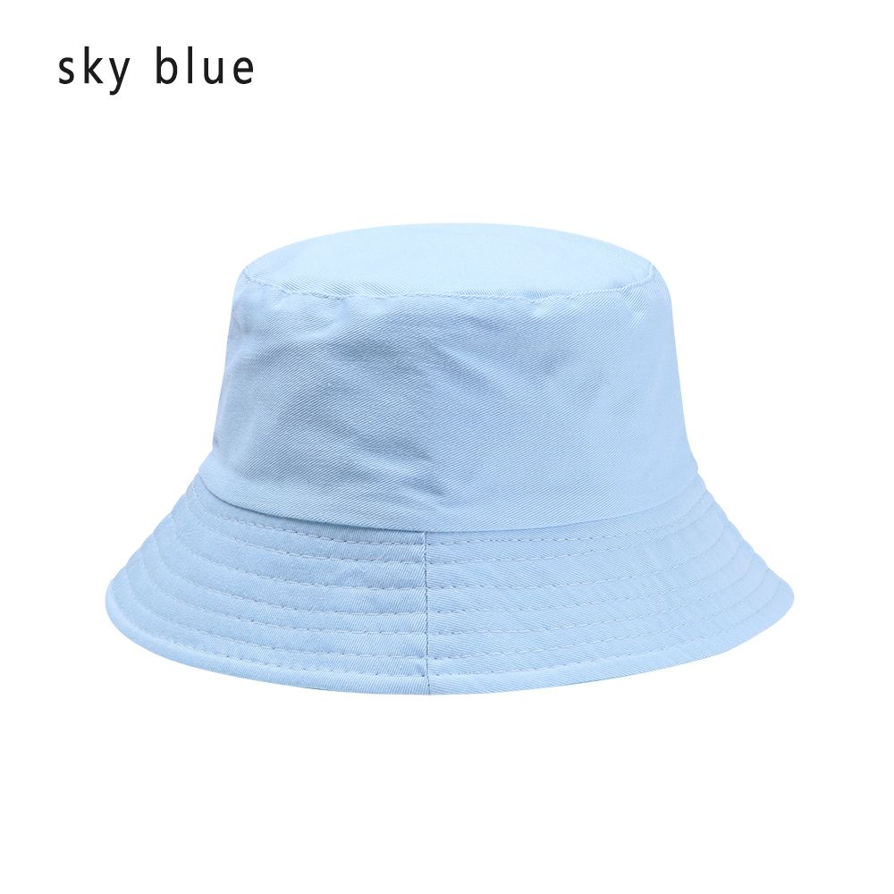Unisex Girls Basin Chapeau Sun Prevent Hats Summer Foldable Bucket Hat Children Outdoor Sunscreen Cotton Fishing Hunting Cap