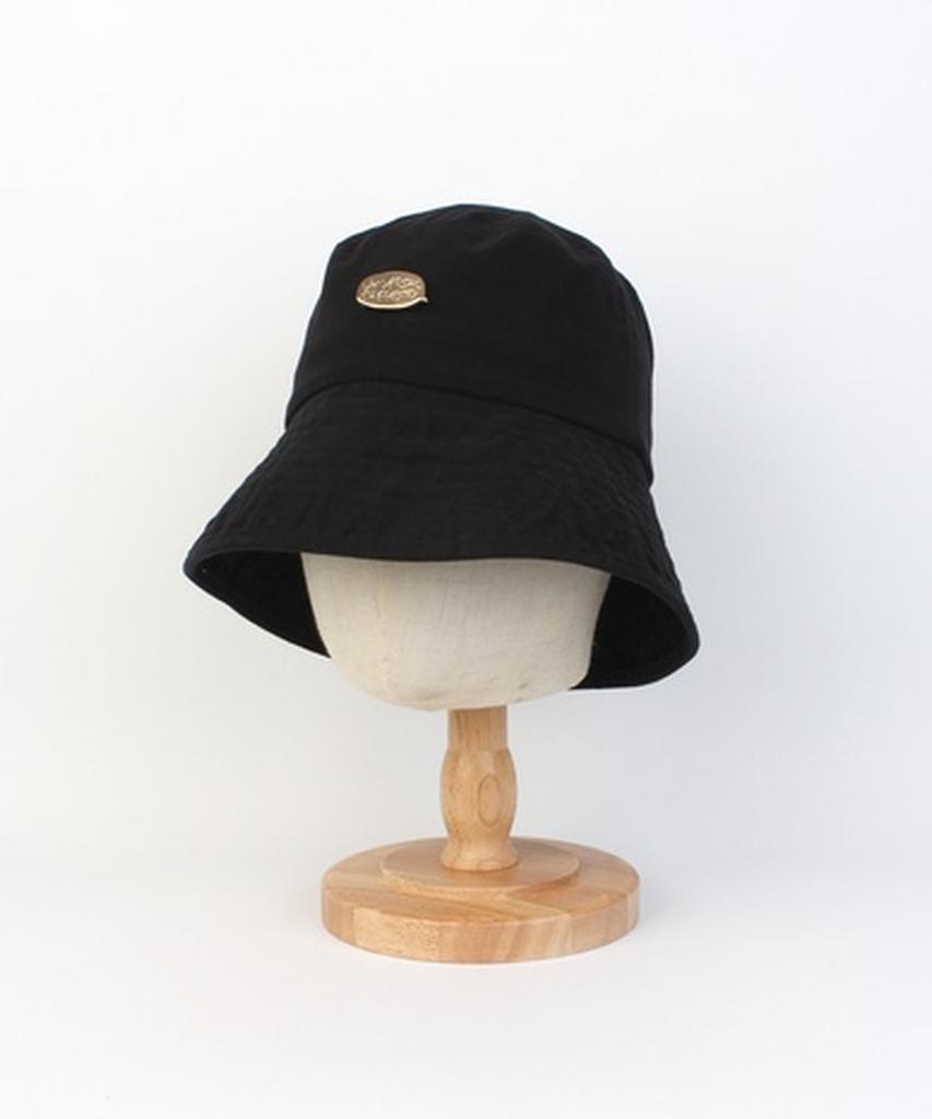 Washing Black Overfit Bucket Hat