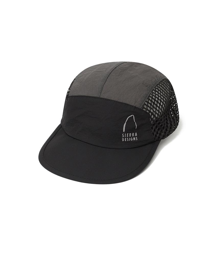 SIERRA DESIGNS Flashlight Lightweight Half Mesh Cap Black
