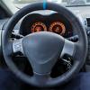 Car Accessories Hand-Stitched Genuine Leather 2006-2010 Matrix 2009 Auris 2007-2009 Steering Wheel Cover For Toyota Corolla