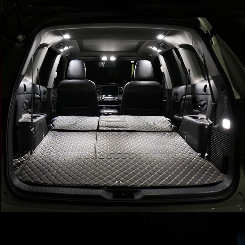 6pcs Car LED Bulbs Interior Dome Lamp Trunk Lights For Citroen C4 Grand Picasso II Mk2 2014 2015 2016 2017 2018