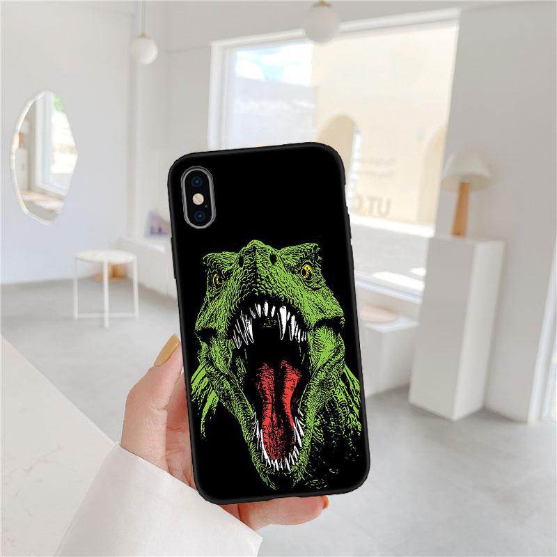 CJ34 Dinosaur Soft Shell Phone Case for Redmi Note 10 11 12 Pro Max 10S 10C 10T 11A 11S 12S 12C