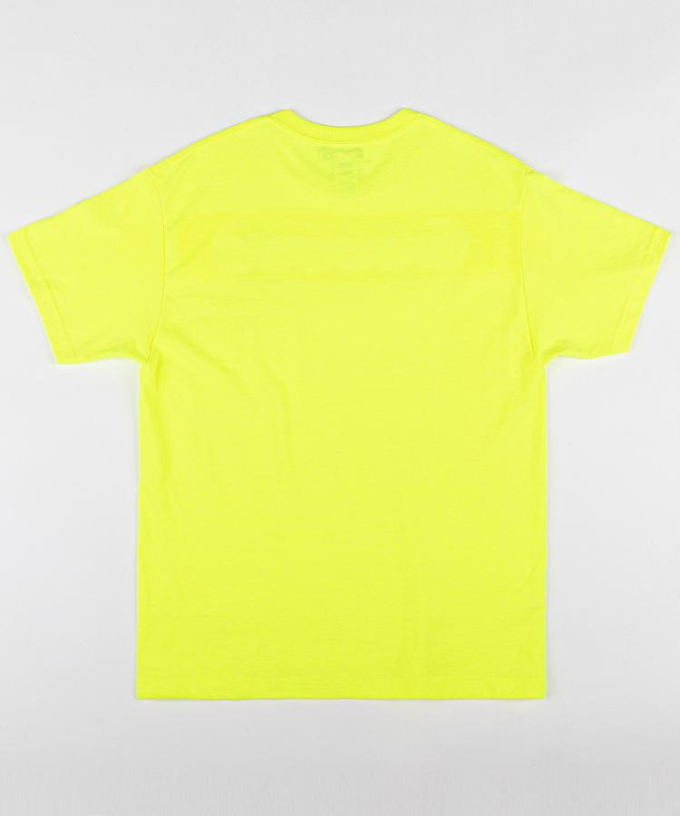 Seuteulaikeu Reversible Small Logo T-Shirt (Neon Green)