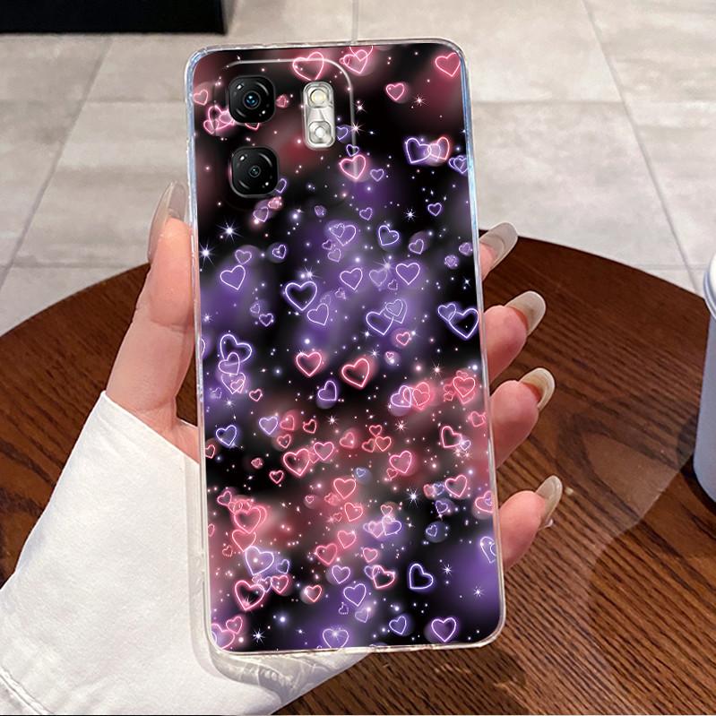 For Infinix Smart 9 X6532 Back Cover Infinix Smart 9 HD Case X6532C Clear Luxury Cute Love Rabbit Funny Cool Soft TPU Phone Case