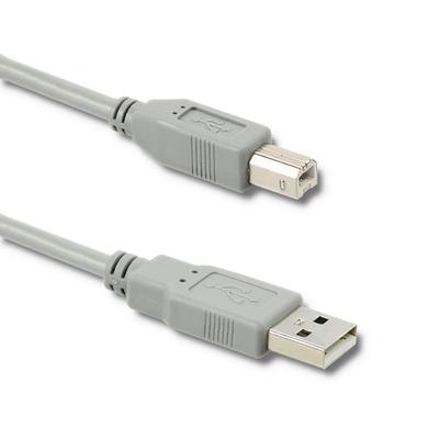 Qoltec Kabel USB 2.0 A Męski | B Męski | 0.19m