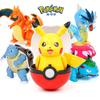 Figure Pokemon Ball Toy Deformed Pikachu Charizard Venusaur Blastoise Gyarados Tomy Action Figurine Pokeball Poke Children Gift