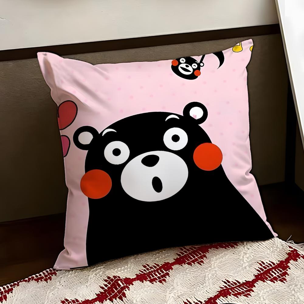 Cute KkumamonS Cushion Cover Reversible Soft Durable Pillow Cover Home  Car MultiScene Use for Daily Comfort