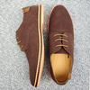 Men 'S Fashion Dress Shoes Retro Suede Leather Men Shoe Classic Oxford Casual Sneakers 48 Large Size Flats Comfortable Male Boots
