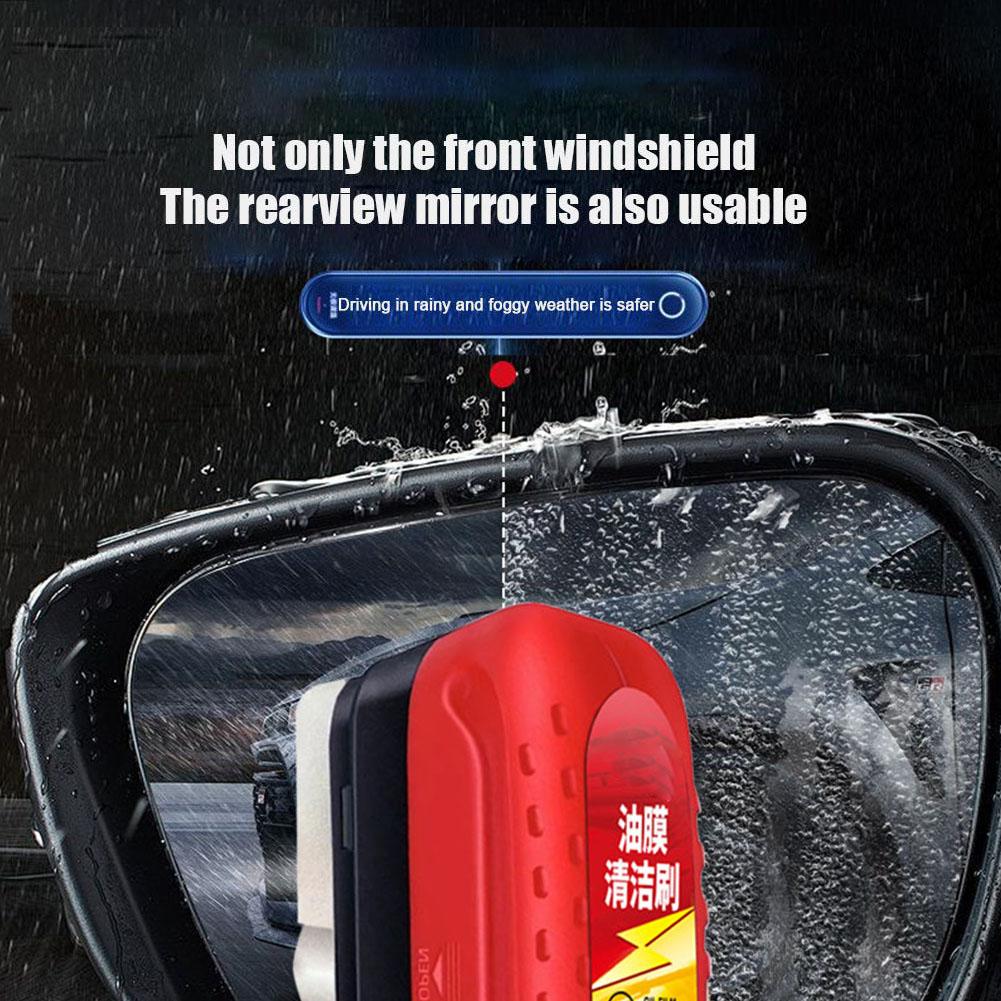 Car Glass Oil Film Cleaning Wipe Strong Stain Removal Front Windshield Side Window Rearview Mirror Glass Cleaning Wipe