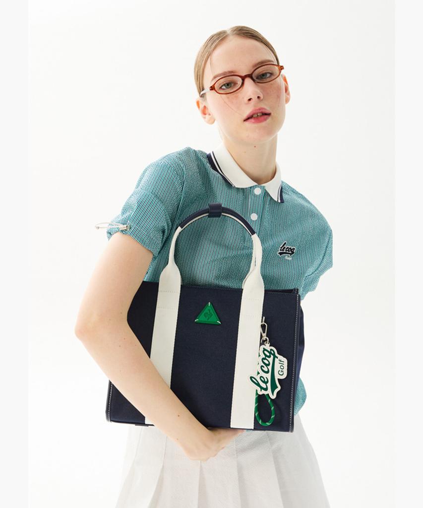 Lecoq Golf Women'S Square Tote Bag (Keyring Set) _Navy Gr122Lbg34
