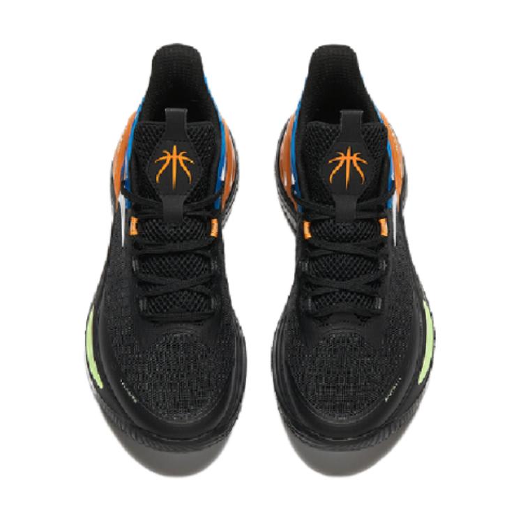 Anta Comfortable Breathable Non-Slip Low-Top Kids Basketball Shoes Kids Sneakers Black 312421112-4
