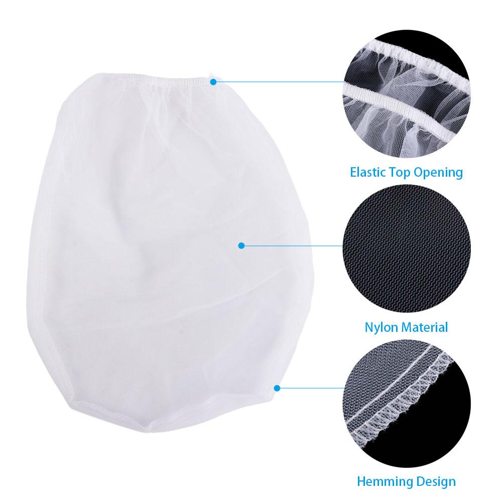 5Pcs 1/2/5 Gallon Paint Strainer Bags Top Opening Paint Tools Liquid Filter Bags Elastic Fine Mesh Paint Screen Net Painting