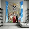 Einteilige Wandteppiche Ästhetische Wandbehänge Gedruckte Stoffdecken Dekorative Wandteppiche für Schlafzimmer Wohnzimmer Heimdekoration