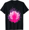 Lotus Flower Yoga Meditation Cool Yogis Pose Gift T-Shirt Size L & XL T-Shirt