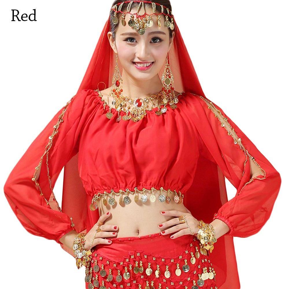 For Thailand/India/Arab Tassel Sequin Dance Wear Belly Dance Top Performance Top Show Costumes