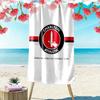 CHA Poster Beach Towel, Large Soft Quick Dry Towel for Beach Camping Swimming