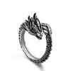 Chinese Style Vintage 925 Sterling Silver Ring Special Dragon Ring 100 %Original Silver Open Free Adjustment Fine Jewelry