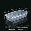 Disposable Rectangular Takeaway Food Container