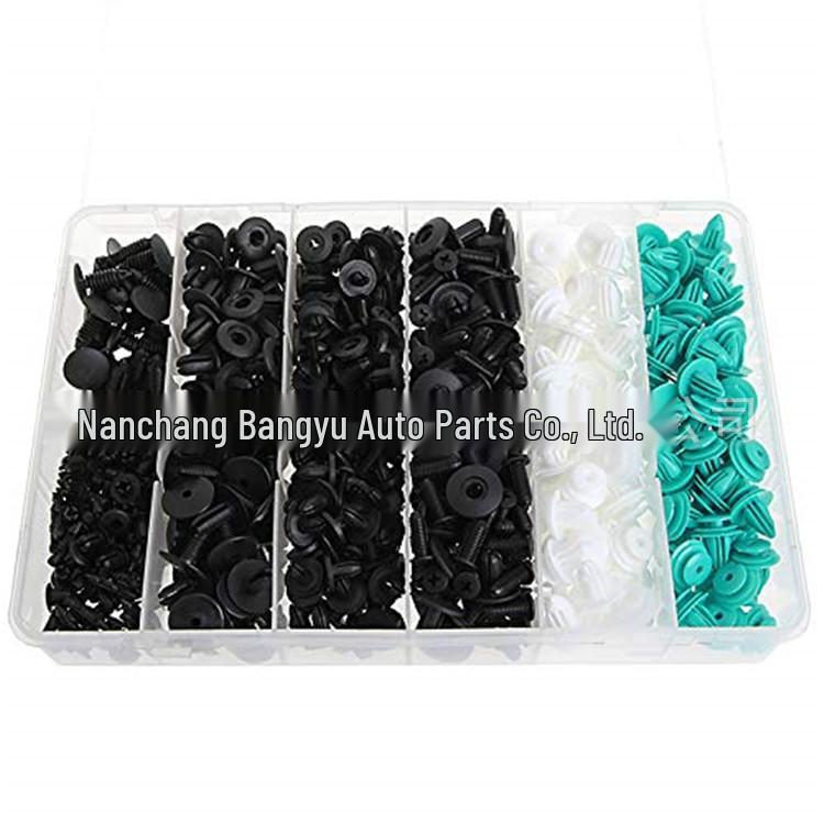 405PCS Car Retainer Clips for Toyota, Mazda, Hyundai - Door Panel & Fender Fasteners