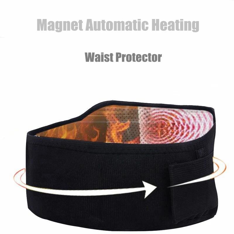 Adjustable Tourmaline Automatic Heating Magnetic Belt Waist Belt Support Back Waist Support Bracket Double Belt AJA Waist