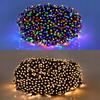 Kerstboomverlichting, Buiten, Binnen, 100 LED's, 10M, Kleurrijk, Decoratief