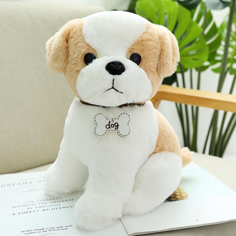 Adorable Plush Cartoon Dog Pug Chihuahua Stuffed Animal Toy Soft Cuddly Pet Doll