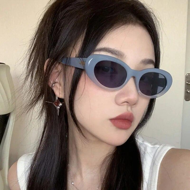 Cat Eye Sunglasses for Women 8 Colors Eyewear Fashion Sun Glasses Man Outdoor Cycling Goggles Vintage Occhiali Da Sole Da Uomo