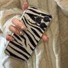 Coque de téléphone amusante en silicone à motif zèbre pour iPhone 16 15 13 Pro Max 13 12 11 Pro X XR XS MAX 14 Plus Housse souple anti-chute Y2k