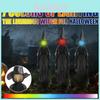 Stunning Halloween Colorful Glowing Three Handheld Witches White Witch Ghost Display Decor