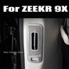 For Zeekr 9X 2025 2026 Car Second Row B-pillar Air Outlet Speakers Dust Proof Horn Cover Panel Interior Accessories